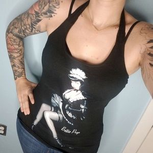 Bettie Page XXX halter top Handmade
